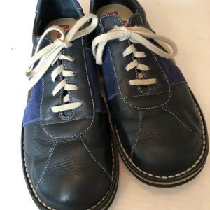 Camper lace up leather shoe